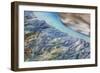 Canada, Yukon, Kluane National Park. Abstract of mountains and Slims River.-Jaynes Gallery-Framed Photographic Print