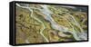 Canada, Yukon, Kluane National Park. Aerial of Dezadeash River.-Yuri Choufour-Framed Stretched Canvas