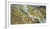 Canada, Yukon, Kluane National Park. Aerial of Dezadeash River.-Yuri Choufour-Framed Photographic Print