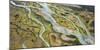 Canada, Yukon, Kluane National Park. Aerial of Dezadeash River.-Yuri Choufour-Mounted Photographic Print