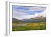 Canada, Yukon. Landscape of Tombstone Range and North Klondike River.-Jaynes Gallery-Framed Photographic Print