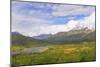 Canada, Yukon. Landscape of Tombstone Range and North Klondike River.-Jaynes Gallery-Mounted Photographic Print