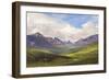 Canada, Yukon. Landscape of Tombstone Range and North Klondike River.-Jaynes Gallery-Framed Photographic Print