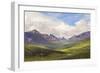 Canada, Yukon. Landscape of Tombstone Range and North Klondike River.-Jaynes Gallery-Framed Photographic Print
