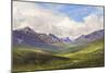 Canada, Yukon. Landscape of Tombstone Range and North Klondike River.-Jaynes Gallery-Mounted Photographic Print