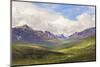 Canada, Yukon. Landscape of Tombstone Range and North Klondike River.-Jaynes Gallery-Mounted Photographic Print