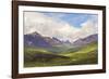 Canada, Yukon. Landscape of Tombstone Range and North Klondike River.-Jaynes Gallery-Framed Photographic Print