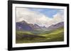 Canada, Yukon. Landscape of Tombstone Range and North Klondike River.-Jaynes Gallery-Framed Photographic Print