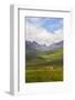 Canada, Yukon. Landscape of Tombstone Range and North Klondike River.-Jaynes Gallery-Framed Photographic Print