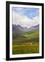 Canada, Yukon. Landscape of Tombstone Range and North Klondike River.-Jaynes Gallery-Framed Photographic Print