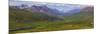 Canada, Yukon. Panorama of Tombstone Range and North Klondike River.-Jaynes Gallery-Mounted Photographic Print