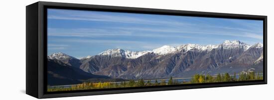 Canada, Yukon, Panoramic of St. Elias Range and Kluane Lake.-Jaynes Gallery-Framed Stretched Canvas