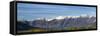 Canada, Yukon, Panoramic of St. Elias Range and Kluane Lake.-Jaynes Gallery-Framed Stretched Canvas