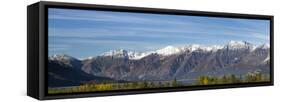 Canada, Yukon, Panoramic of St. Elias Range and Kluane Lake.-Jaynes Gallery-Framed Stretched Canvas