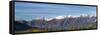 Canada, Yukon, Panoramic of St. Elias Range and Kluane Lake.-Jaynes Gallery-Framed Stretched Canvas