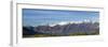 Canada, Yukon, Panoramic of St. Elias Range and Kluane Lake.-Jaynes Gallery-Framed Photographic Print
