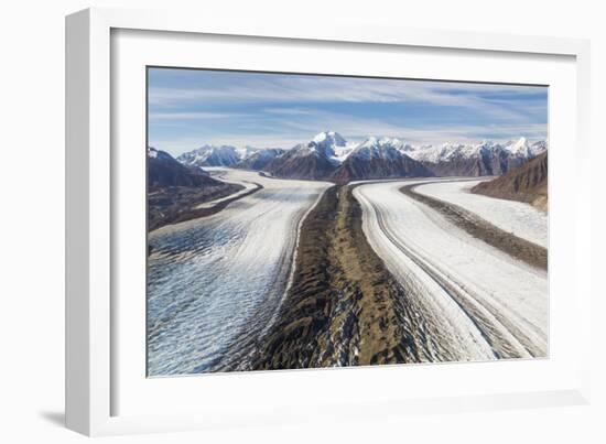Canada, Yukon Territory, St. Elias Mountains and Kaskawulsh Glacier.-Jaynes Gallery-Framed Photographic Print