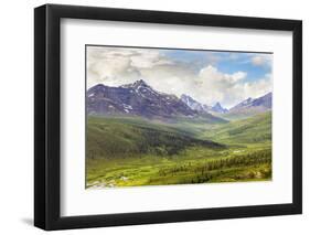 Canada, Yukon Territory. Tombstone Range and Klondike River.-Jaynes Gallery-Framed Photographic Print