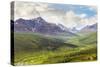 Canada, Yukon Territory. Tombstone Range and Klondike River.-Jaynes Gallery-Stretched Canvas