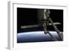 Canadarm2 Robotic Arm Prepares to Release the Cygnus Spacecraft-null-Framed Photographic Print