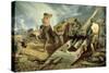 Canadian Artillery in Action, c.1915-Kenneth Forbes-Stretched Canvas