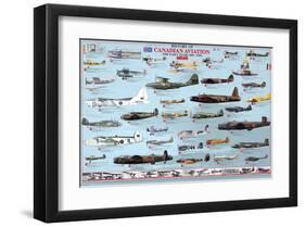 Canadian Aviation, The Early Years-null-Framed Art Print