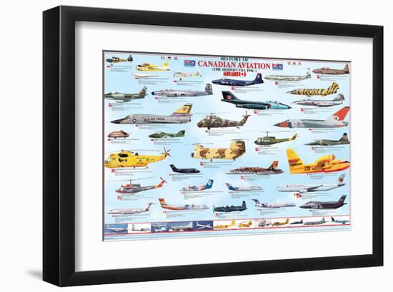 Canadian Aviation, The Modern Era-null-Framed Art Print