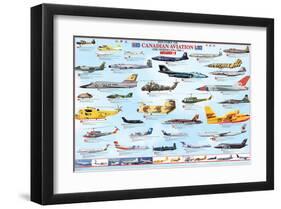 Canadian Aviation, The Modern Era-null-Framed Art Print