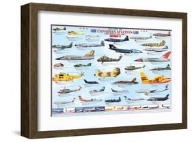 Canadian Aviation, The Modern Era-null-Framed Art Print