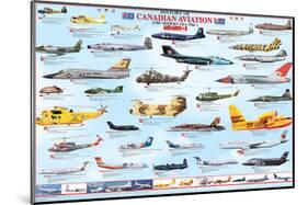 Canadian Aviation, The Modern Era-null-Mounted Art Print