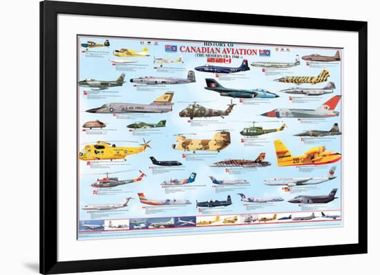 Canadian Aviation, The Modern Era-null-Framed Art Print
