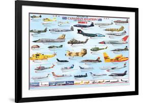 Canadian Aviation, The Modern Era-null-Framed Art Print
