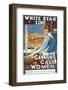 Canadian Call to Women White Star Line Poster-null-Framed Photographic Print