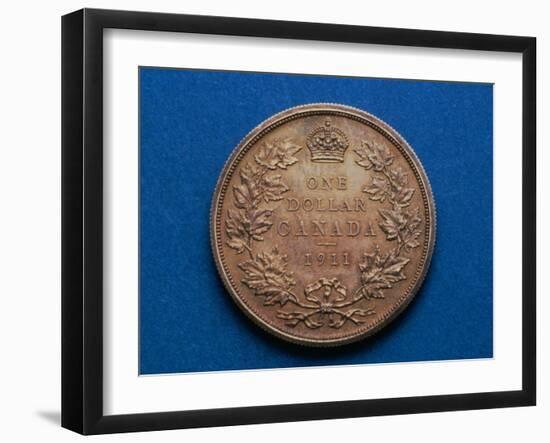 Canadian Dollar Coin of 1911-null-Framed Photographic Print