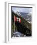 Canadian Flag at the Top of Sulphur Mountain, Banff National Park, Alberta, Canada-DeFreitas Michael-Framed Photographic Print