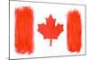 Canadian Flag-vlad_star-Mounted Art Print