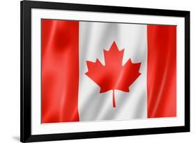 Canadian Flag-daboost-Framed Art Print