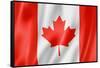 Canadian Flag-daboost-Framed Stretched Canvas