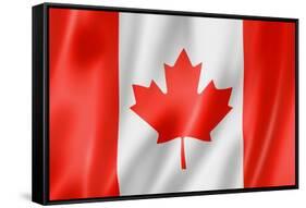 Canadian Flag-daboost-Framed Stretched Canvas