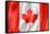 Canadian Flag-daboost-Framed Stretched Canvas