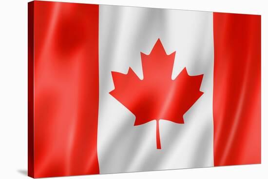Canadian Flag-daboost-Stretched Canvas