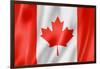 Canadian Flag-daboost-Framed Art Print