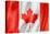 Canadian Flag-daboost-Stretched Canvas