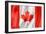 Canadian Flag-daboost-Framed Art Print