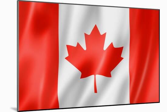 Canadian Flag-daboost-Mounted Art Print