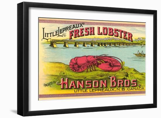 Canadian Fresh Lobster-null-Framed Art Print