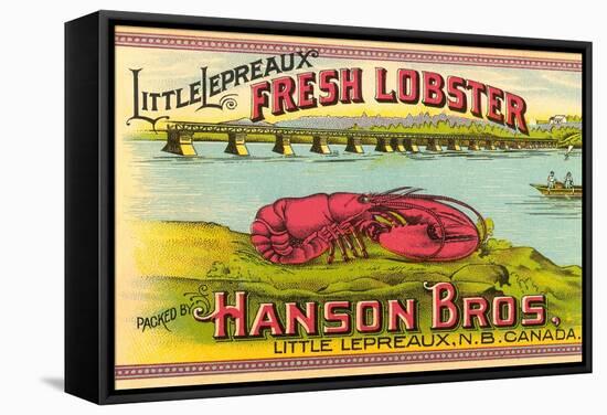 Canadian Fresh Lobster-null-Framed Stretched Canvas