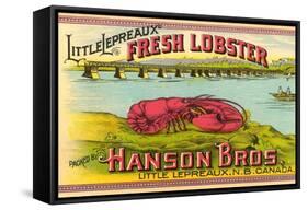 Canadian Fresh Lobster-null-Framed Stretched Canvas