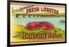 Canadian Fresh Lobster-null-Framed Art Print