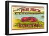 Canadian Fresh Lobster-null-Framed Premium Giclee Print